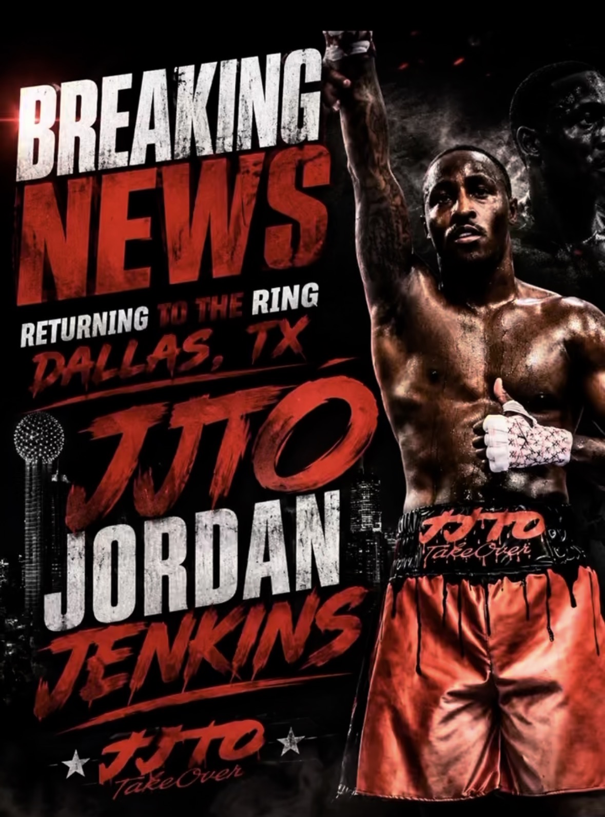 Jordan Jenkins, boxer on the Knockout Kings card